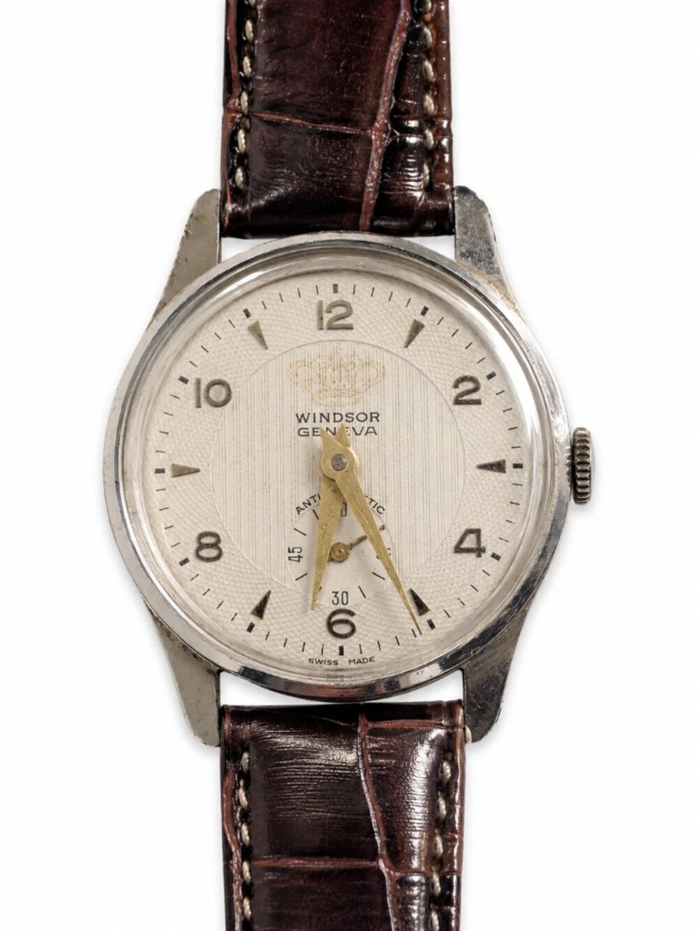 Vintage Windsor Genève Swiss Manual-Wind Watch – Serviced – Circa 1940s/1950s